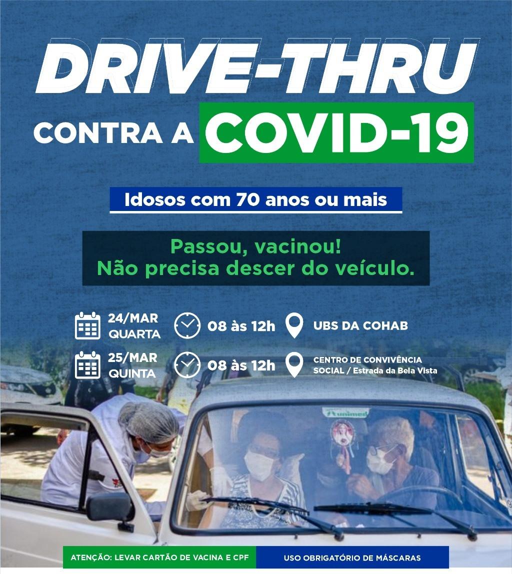 Bacabal amplia vacinação para idosos de 70 anos ou mais 
