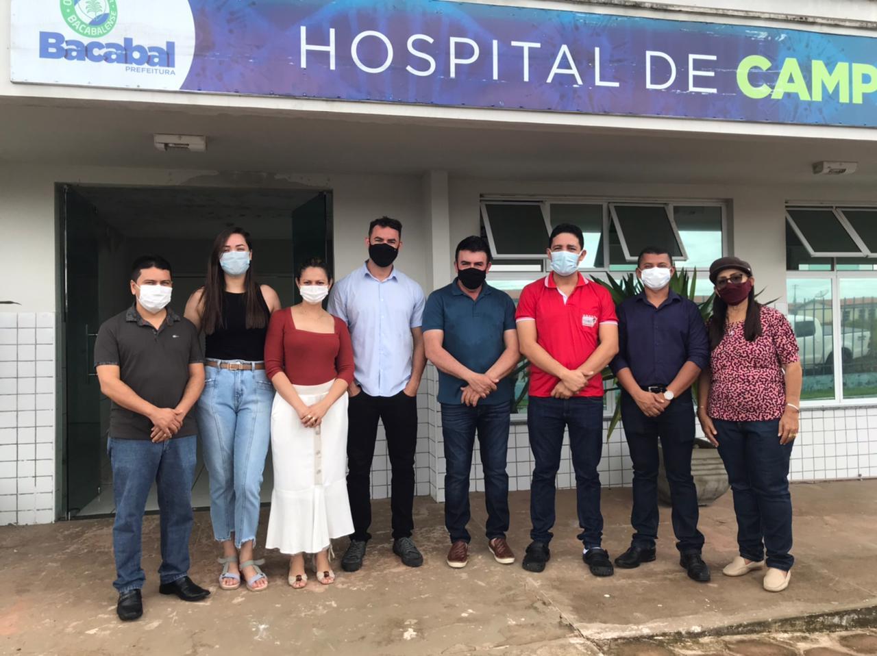 Prefeito de Bacabal reúne equipe para reabertura do hospital de campanha
