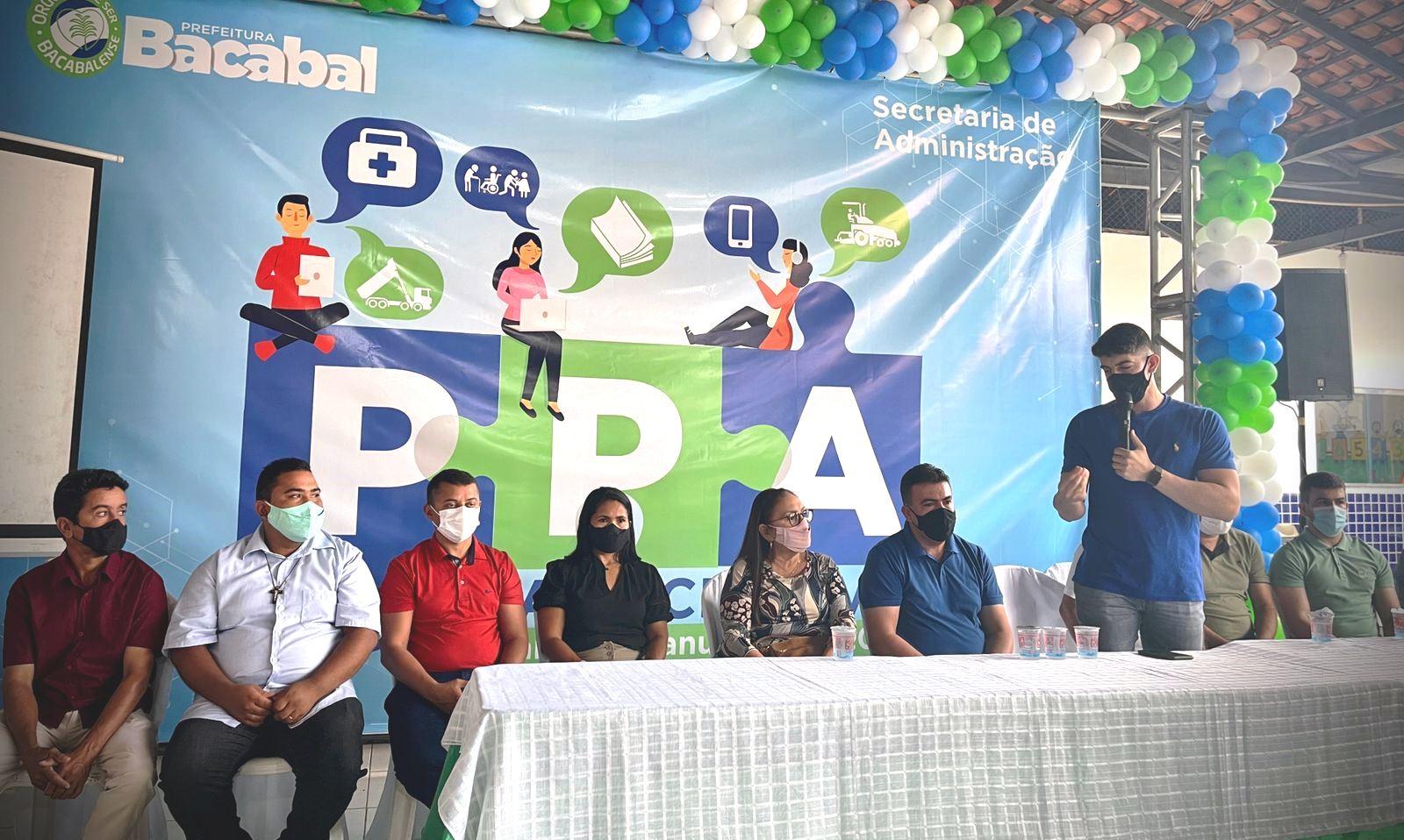 Prefeitura de Bacabal realiza audiência pública para elaboração do Plano Plurianual