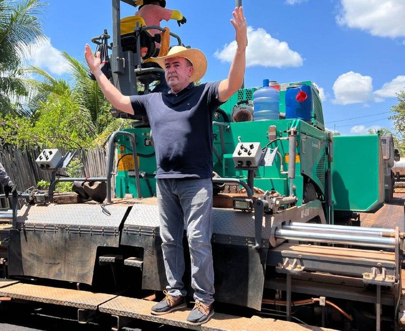Parque Bacabal recebe pavimentação asfáltica na gestão do prefeito Edvan Brandão