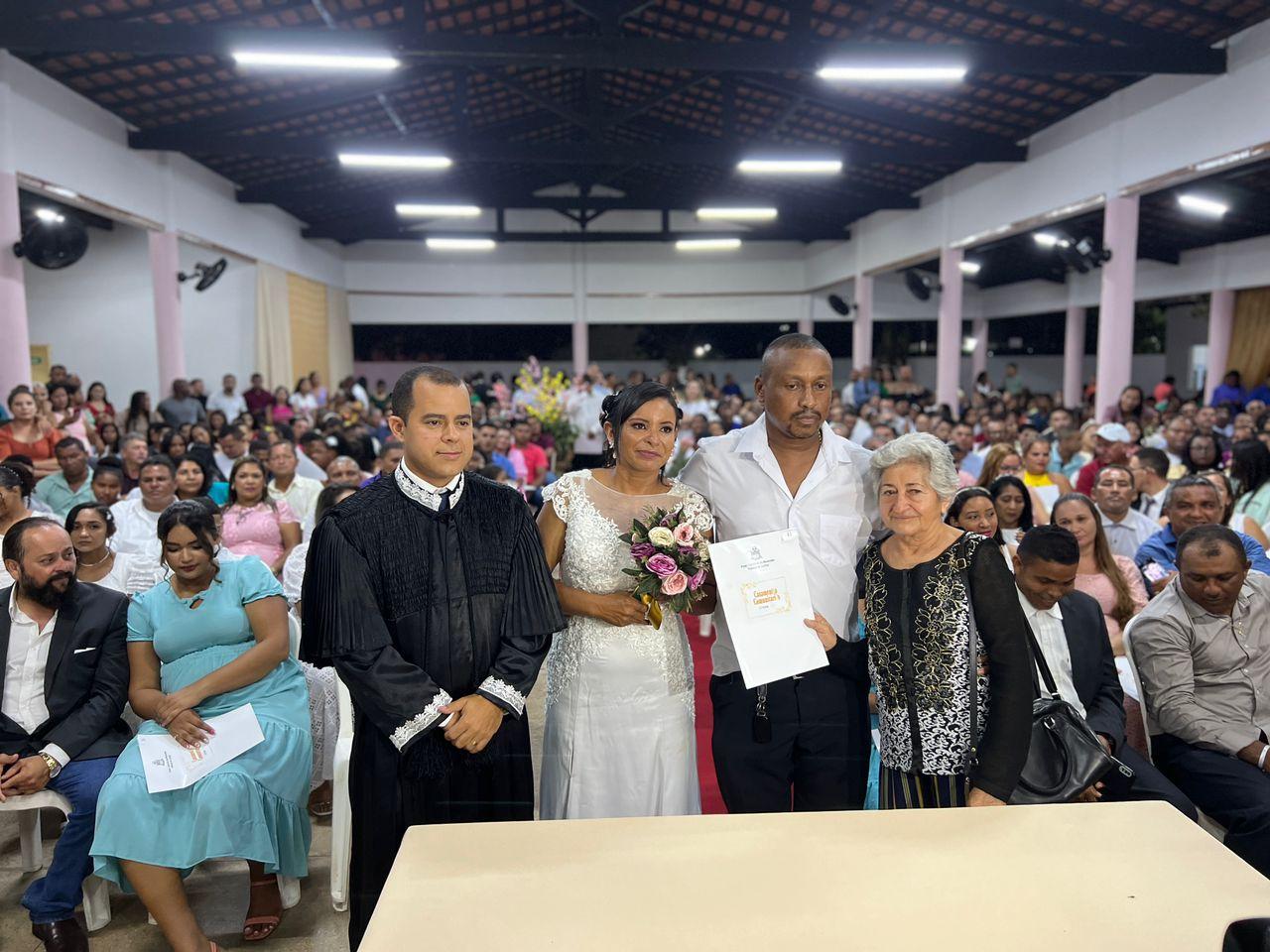 Com apoio da Prefeitura de Bacabal, Poder Judiciário oficializa 222 casamentos em Bacabal
