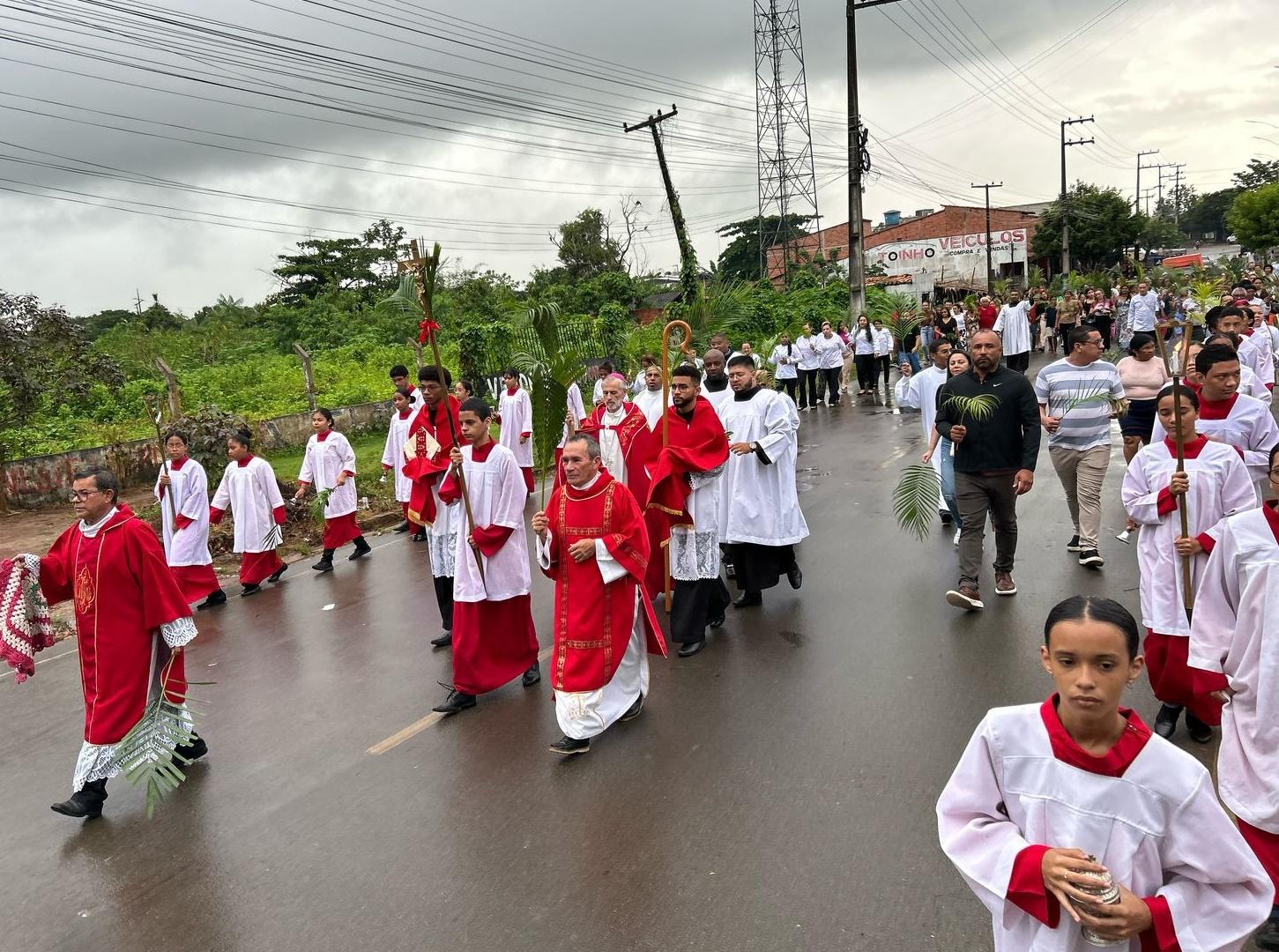 Com apoio da Prefeitura de Bacabal, Semana Santa tem início com Procissão e Missa de Ramos