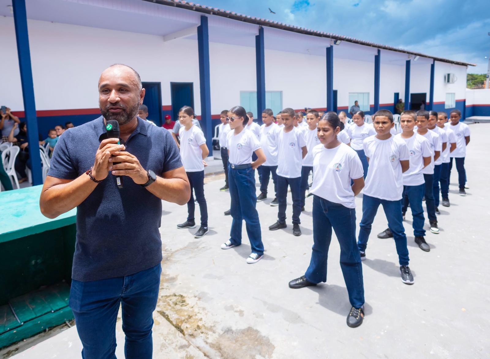 Trabalho conjunto entre Prefeitura e Governo do Maranhão transforma educação e garante dois colégios militares em Bacabal