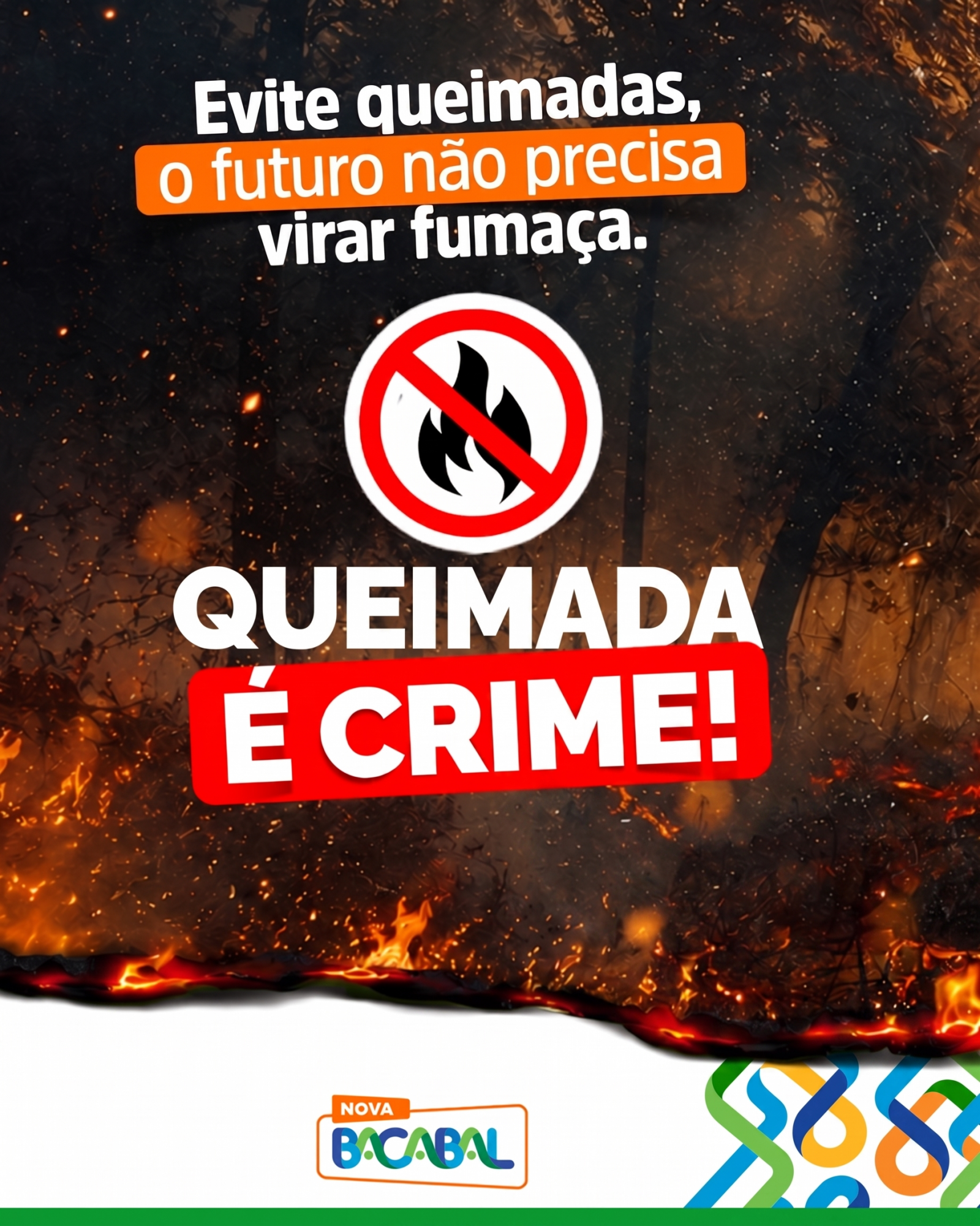 Prefeitura de Bacabal alerta para proibição de queimadas entre julho e novembro